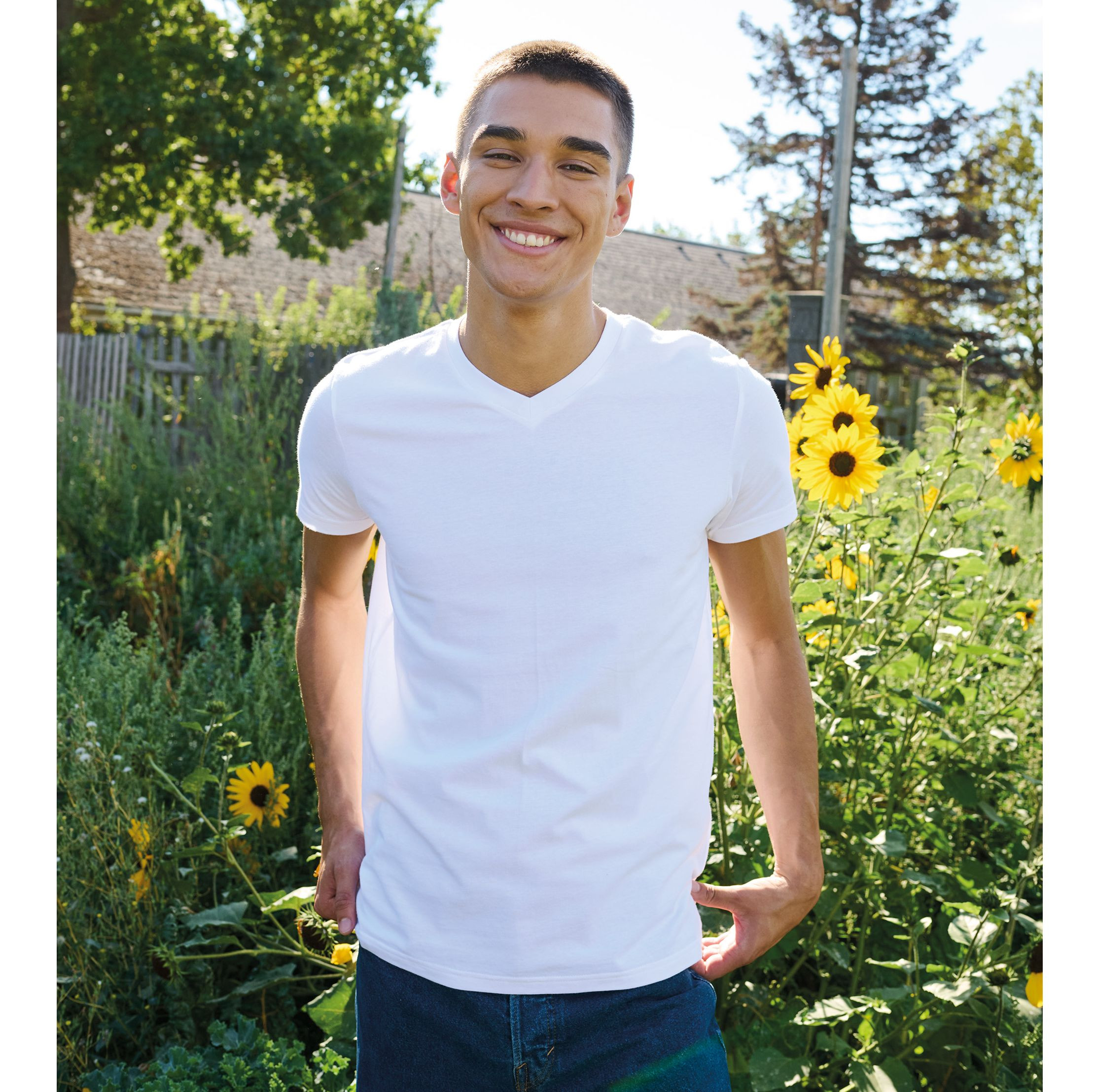 MENS V-NECK T-SHIRT